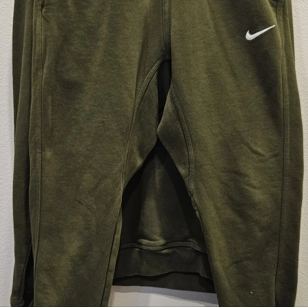 Nike Olive Green Swoosh Pullover Hoodie/Pants - Picture 2 of 4